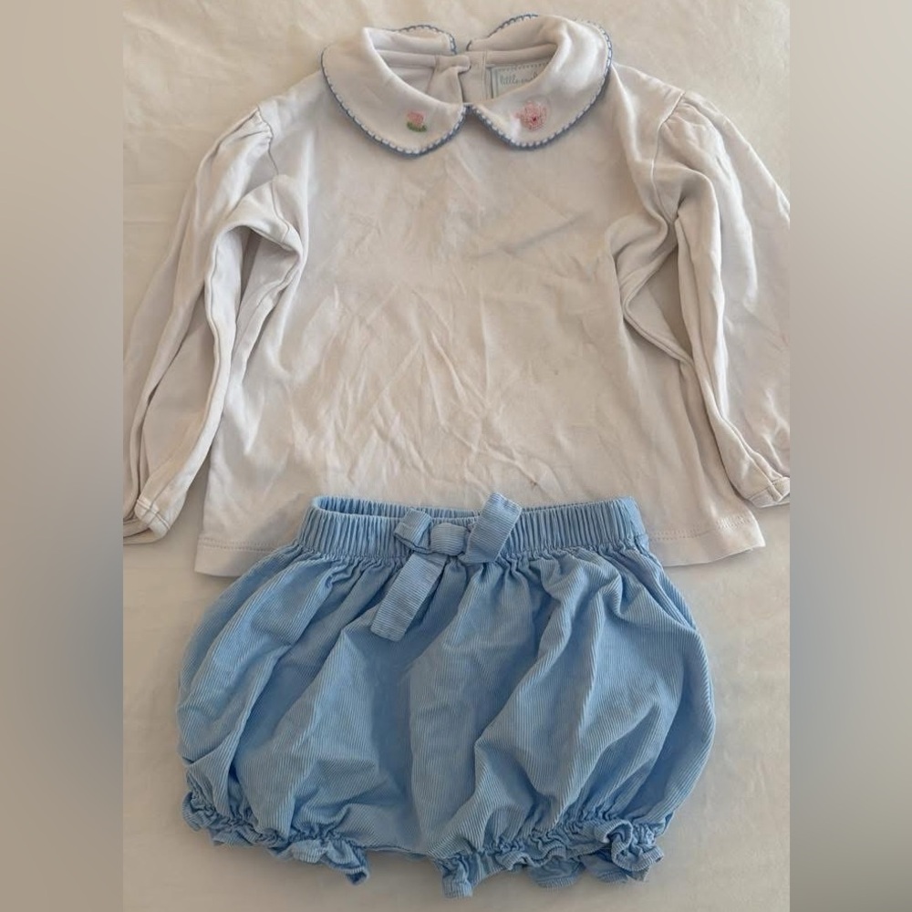 Little English Tea Cup blouse and shorts